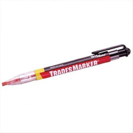 Markal Trades Marker White Refill 6-Pkg MA390360